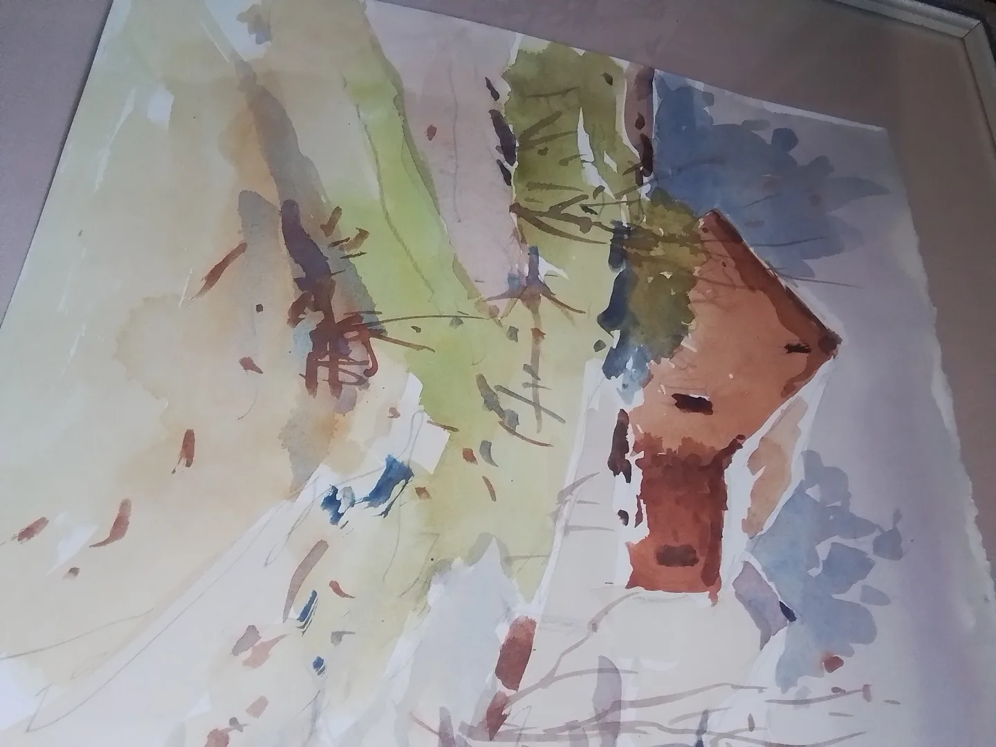 American Watercolor on Paper Signed Edward Garbely image indicator(5)