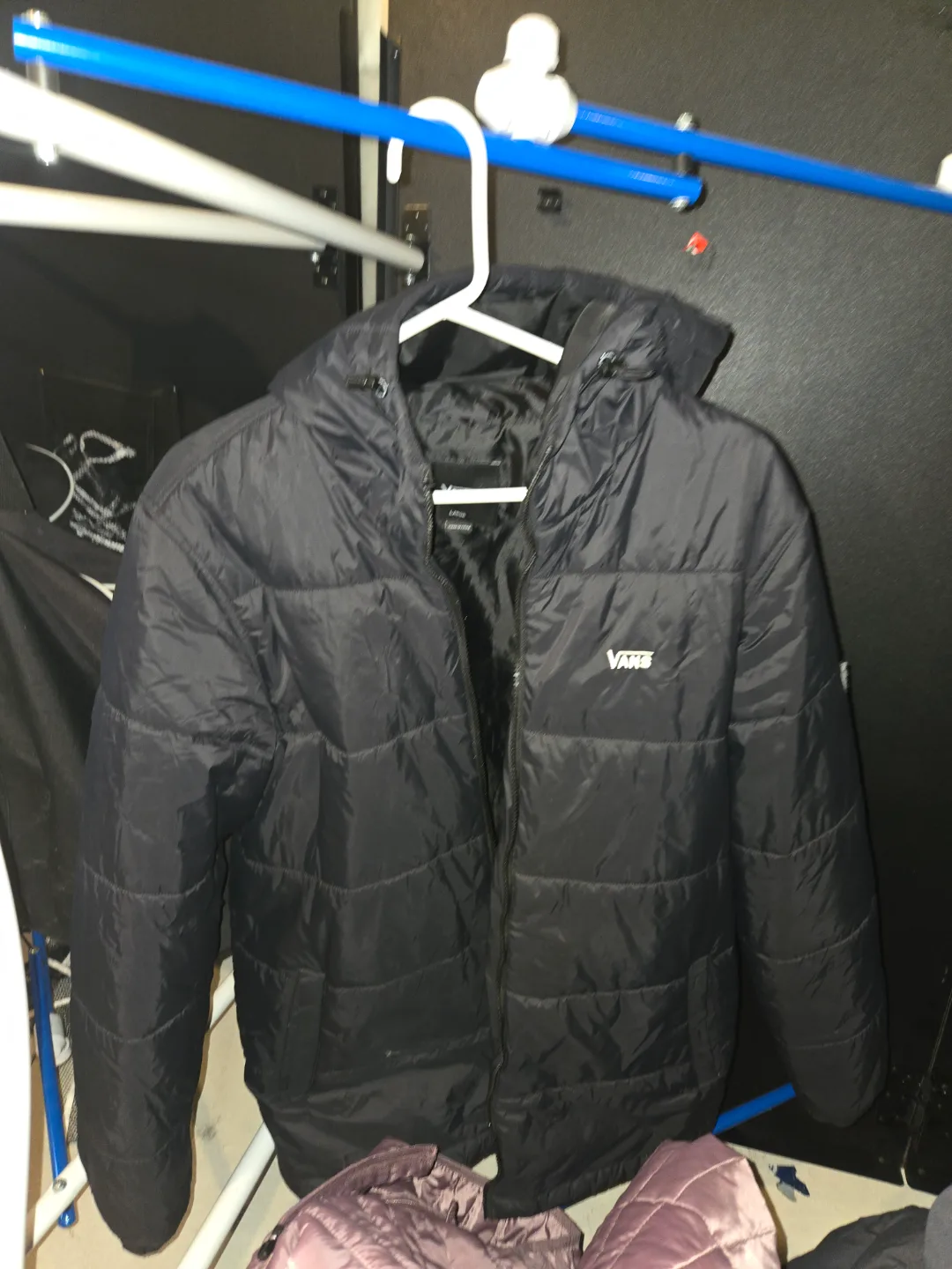 Vans Black Puffer Jacket thumbnail