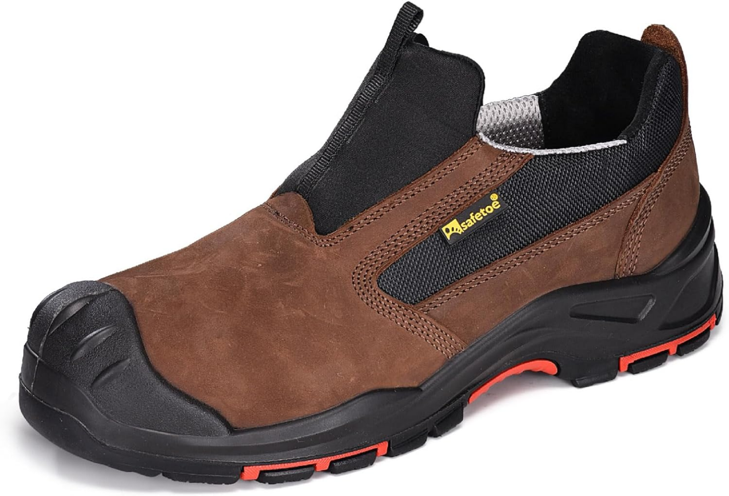 SAFETOE Men's Slip On Work Shoes Low Height