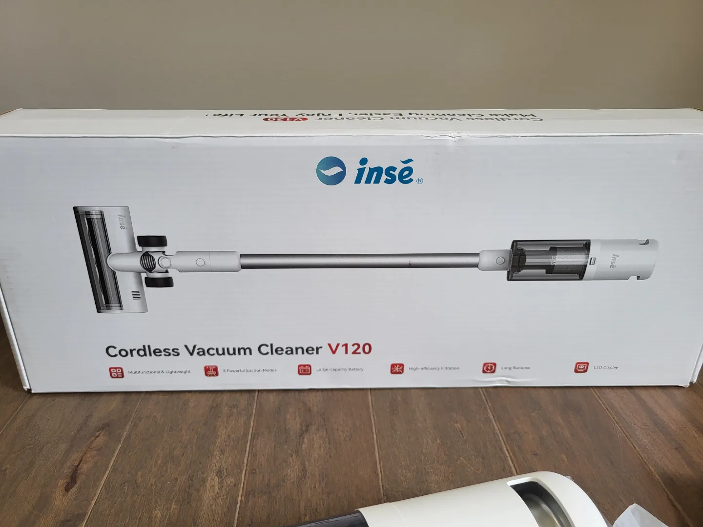 Insé Cordless Vacuum Cleaner V120 - Brand New in Box image indicator(5)
