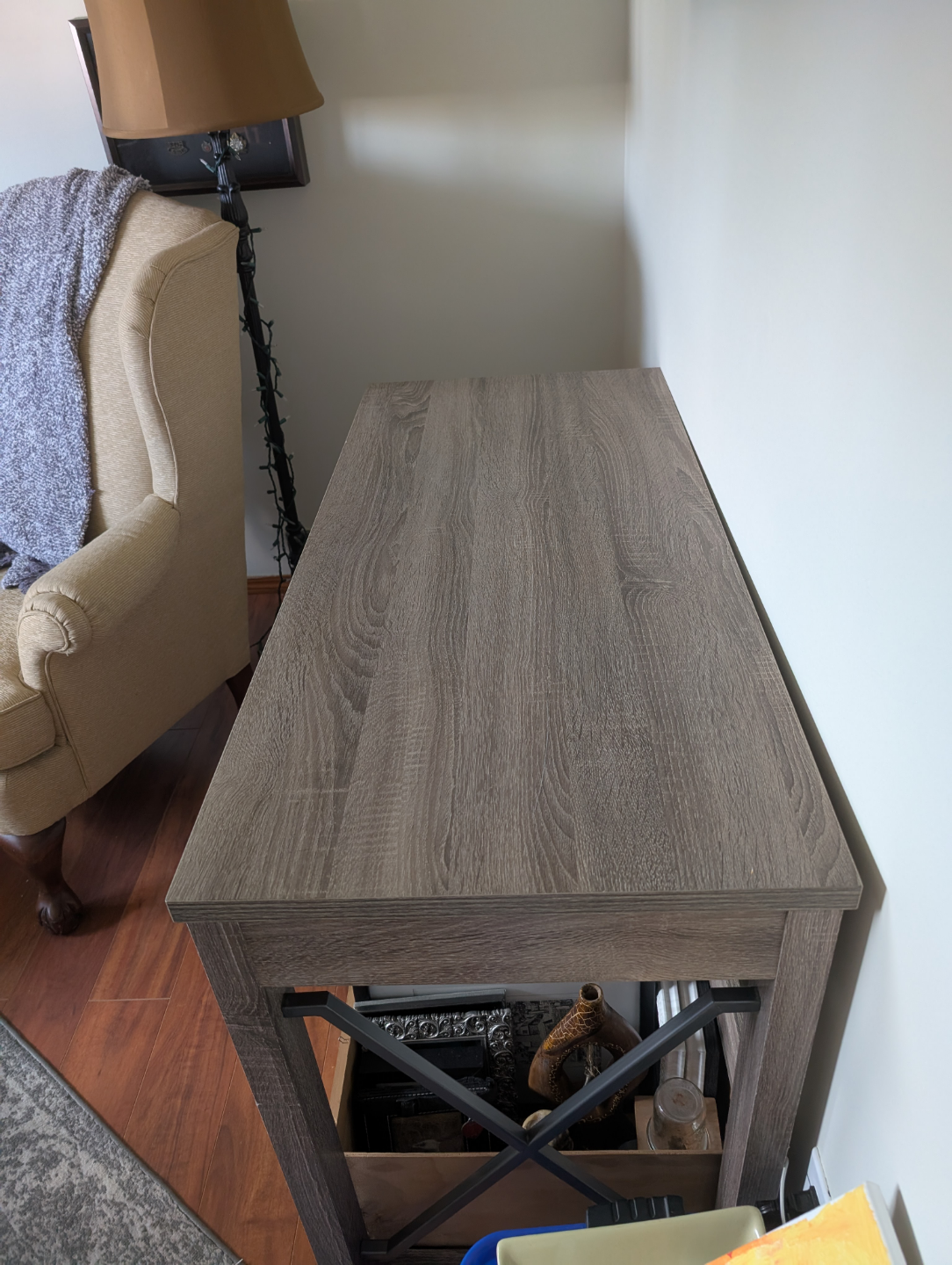 Wood-Look Desk - photo 2