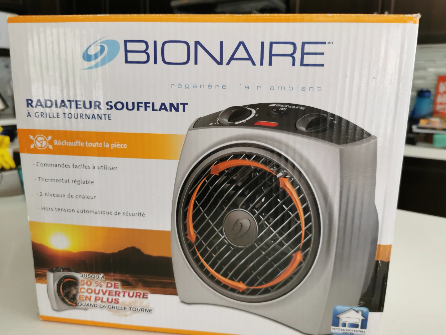Bionaire Rotating Grill Heater - Model BFH2242M-CN