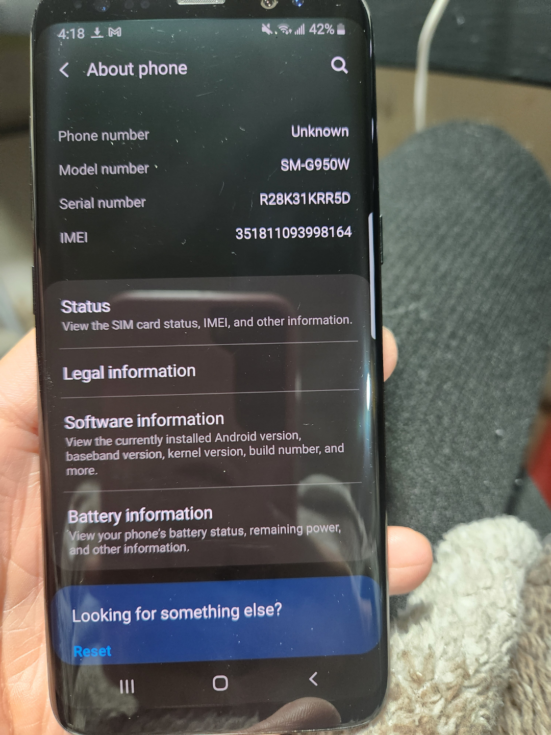 Samsung Galaxy S8 SM-G950W