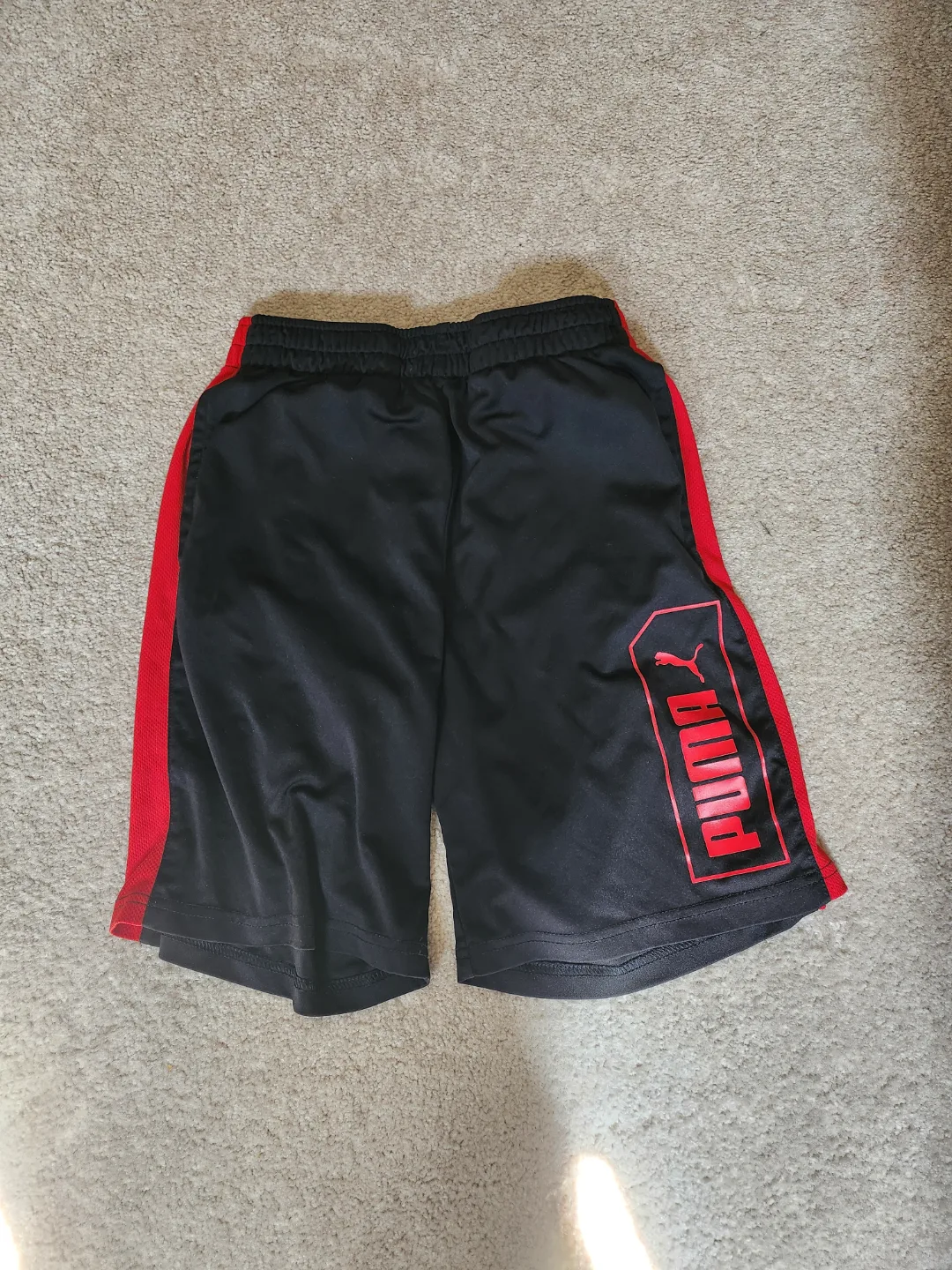 Puma Boys' Black Athletic Shorts Size 10/12 thumbnail