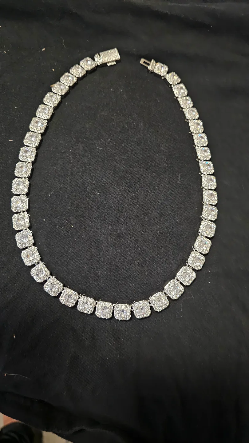 Men's Iced Out Cuban Link Chain Necklace image indicator(3)