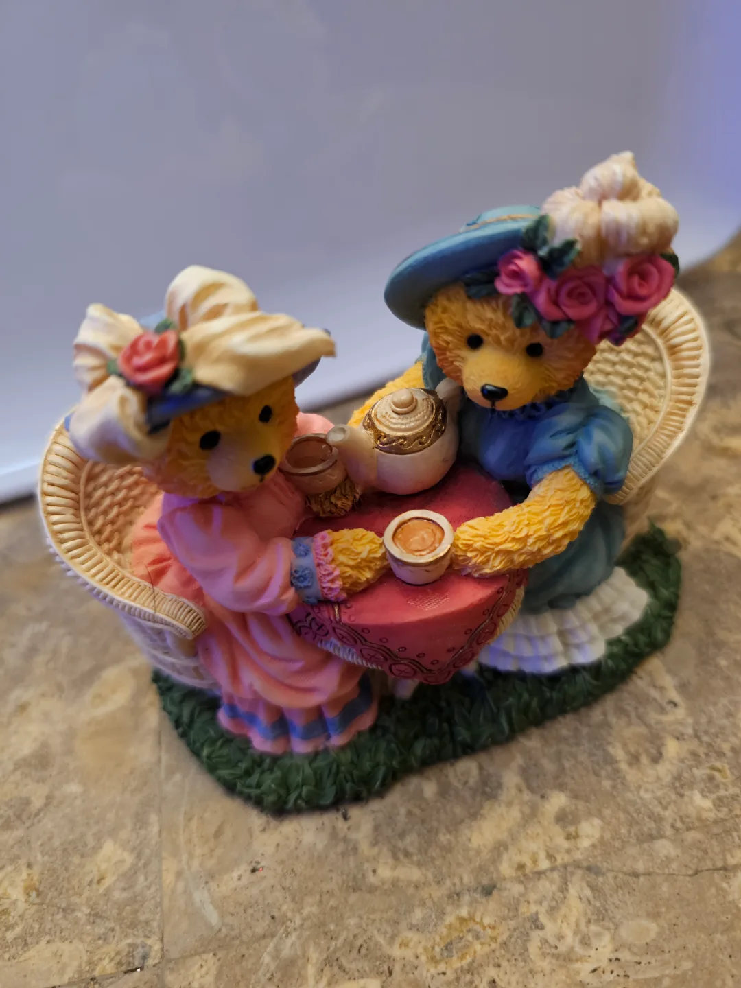 Lovable Teddies Auntie Rita & Cousin Betty Tea for Two image indicator(2)