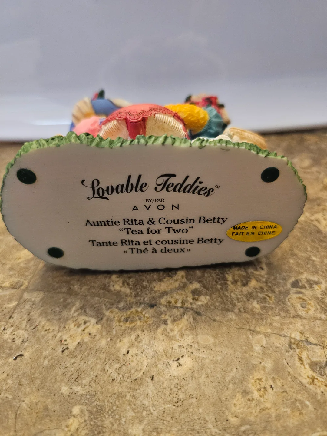 Lovable Teddies Auntie Rita & Cousin Betty Tea for Two image indicator(4)