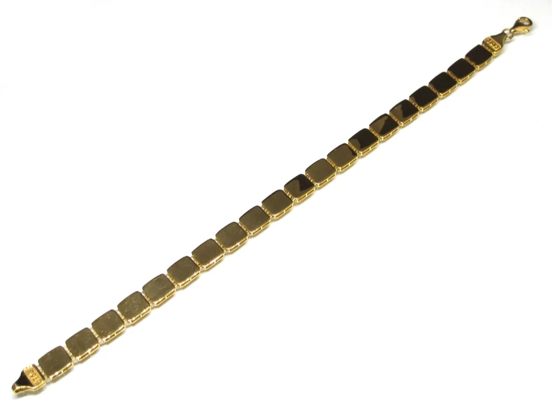 18kt Yellow Gold Bracelet - 7" - 8 grams thumbnail