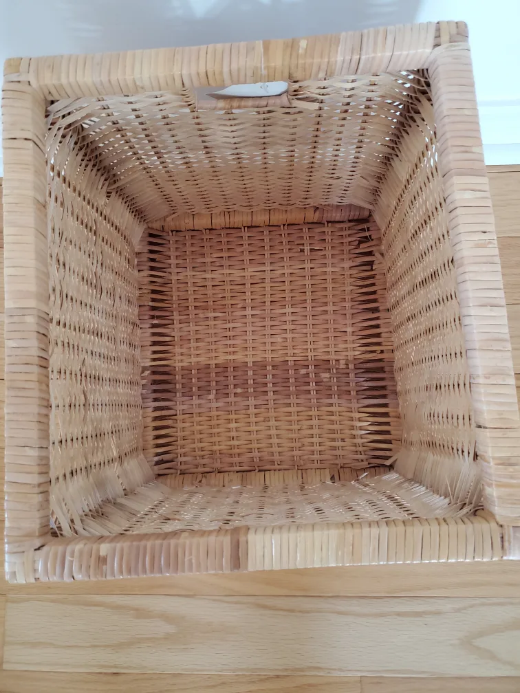 IKEA BRANAS Wicker Storage Basket image indicator(2)