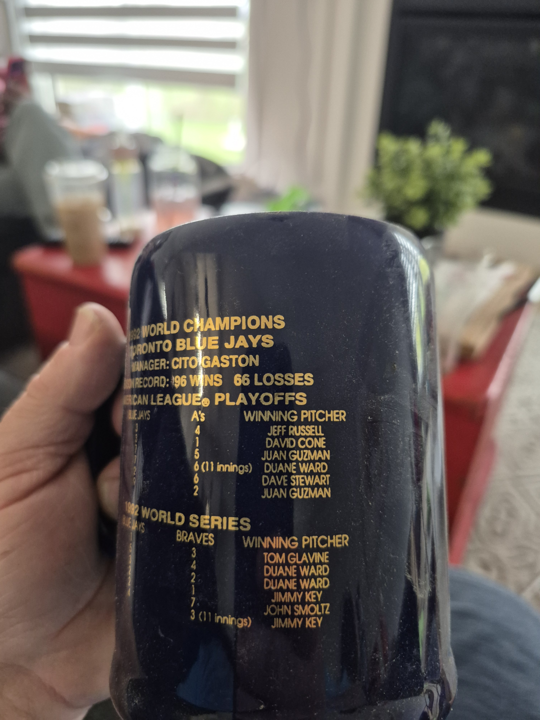 1992 Toronto Blue Jays World Series Champions Mug - photo 3