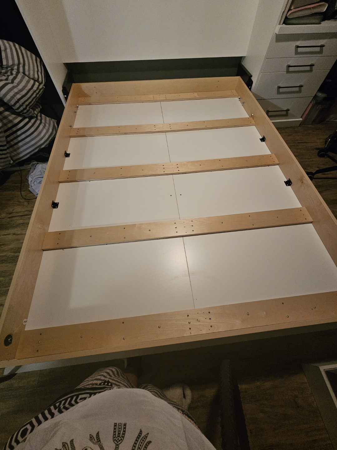 Wall Bed Murphy Bed with Desk and Storage - photo 3