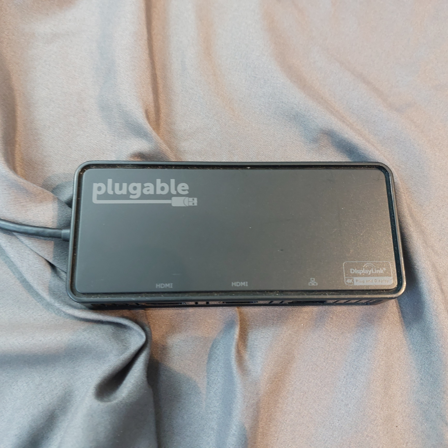 Plugable USB-C to Dual HDMI Adapter with gigabit Ethernet