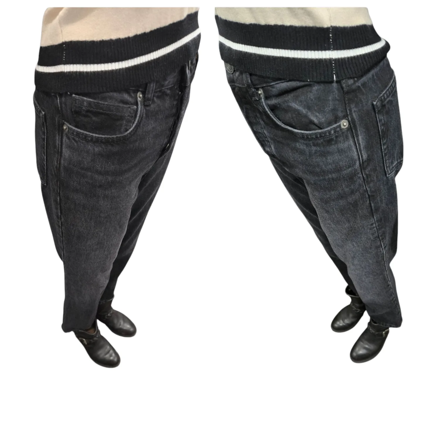 Reformation Cynthia High-Rise Straight Cropped Jeans Size 23-24 image indicator(5)