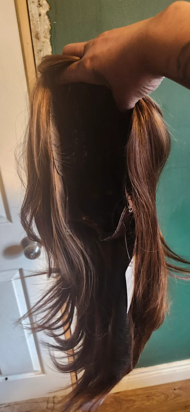 Brown Medium Length Wig image indicator(2)