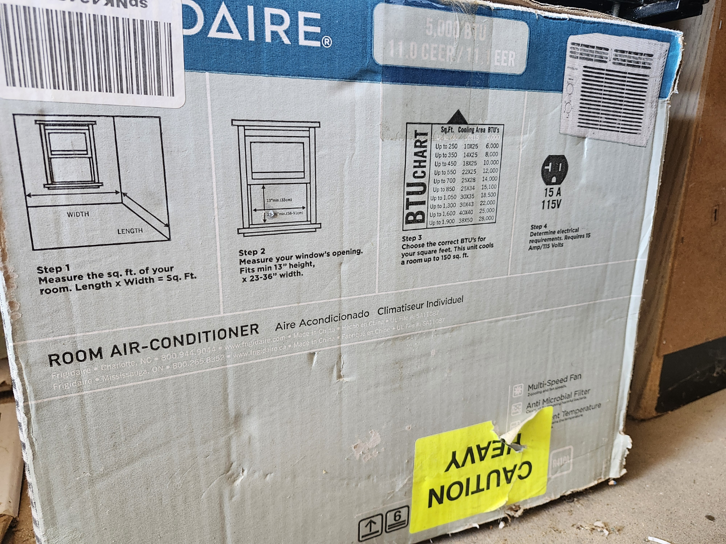 Frigidaire Window Air Conditioner - photo 2