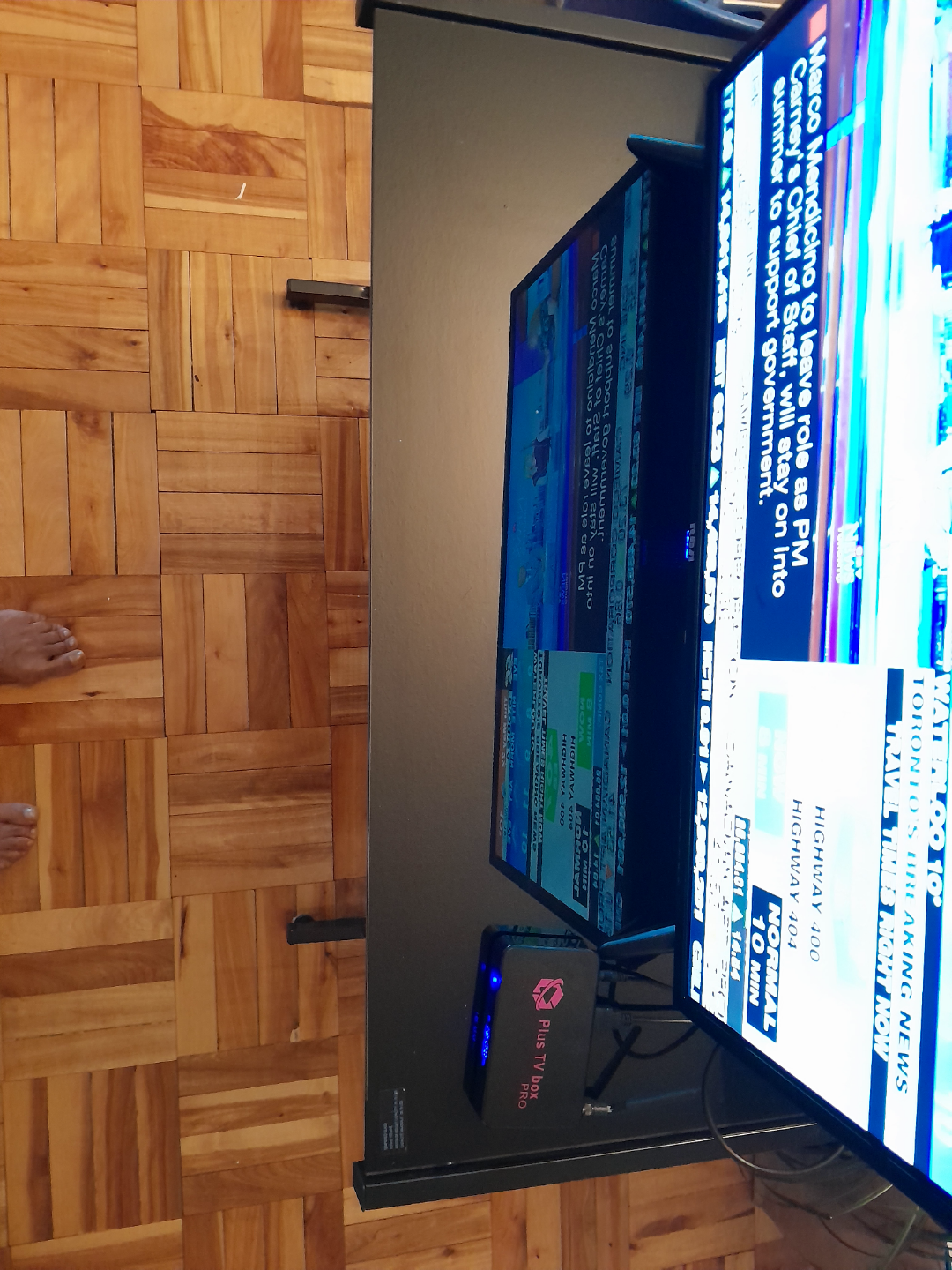 Glass Computer Desk with Black Metal Frame - photo 2