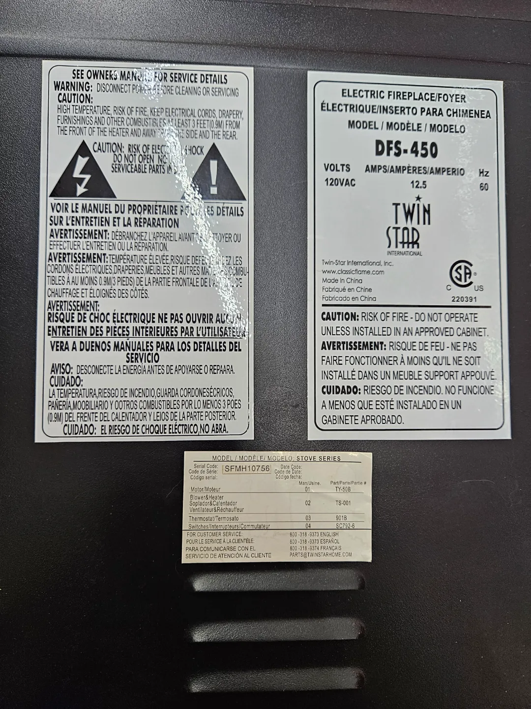 LAST weekend!! Electric Fireplace image indicator(10)