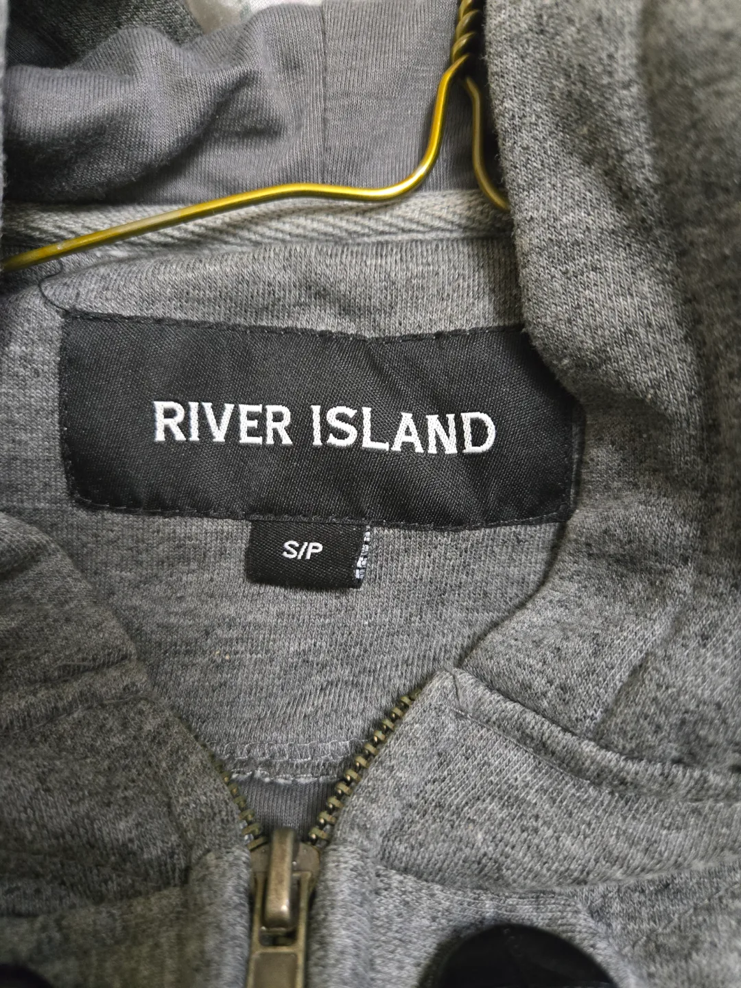 River Island Gray Hoodie Jacket image indicator(3)