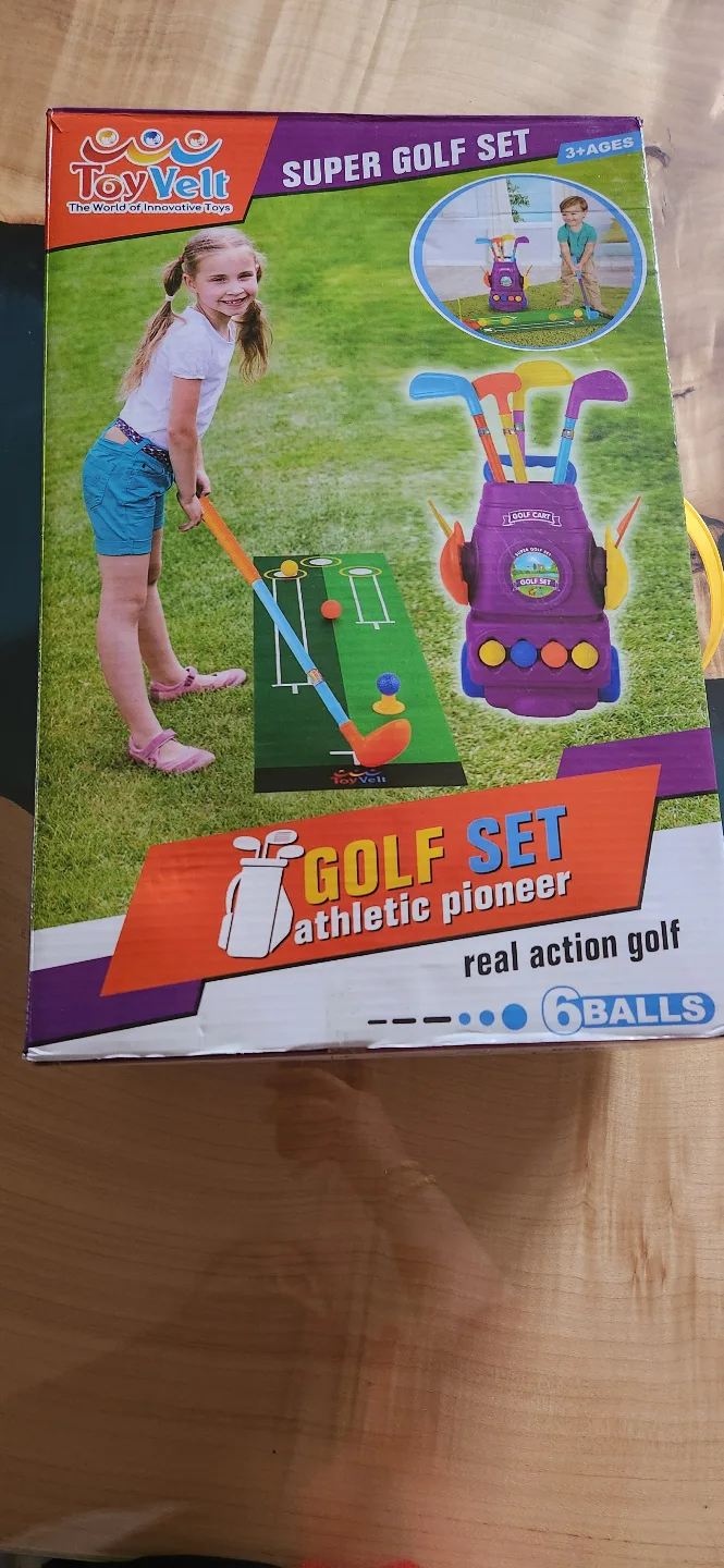 Toyvelt Super Golf Set for Kids thumbnail