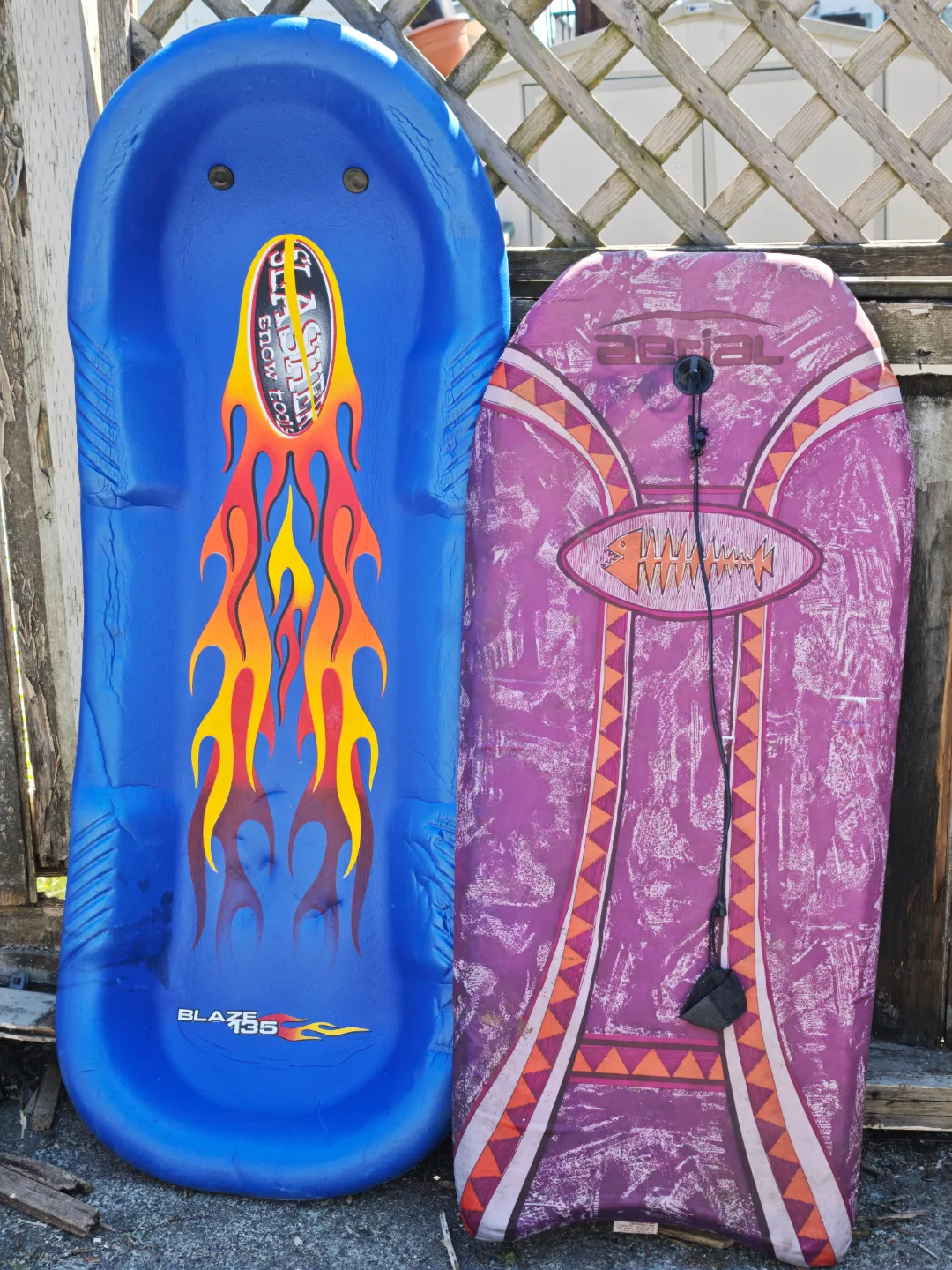 Glacier Blaze 135 Snow Sled and Aerial Boogie Board thumbnail