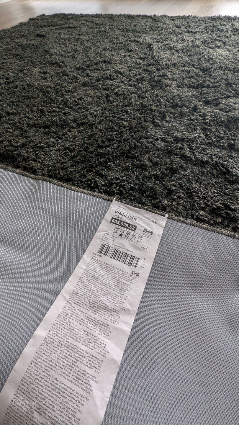 IKEA VINDEBAK Dark Grey Rug - photo 3