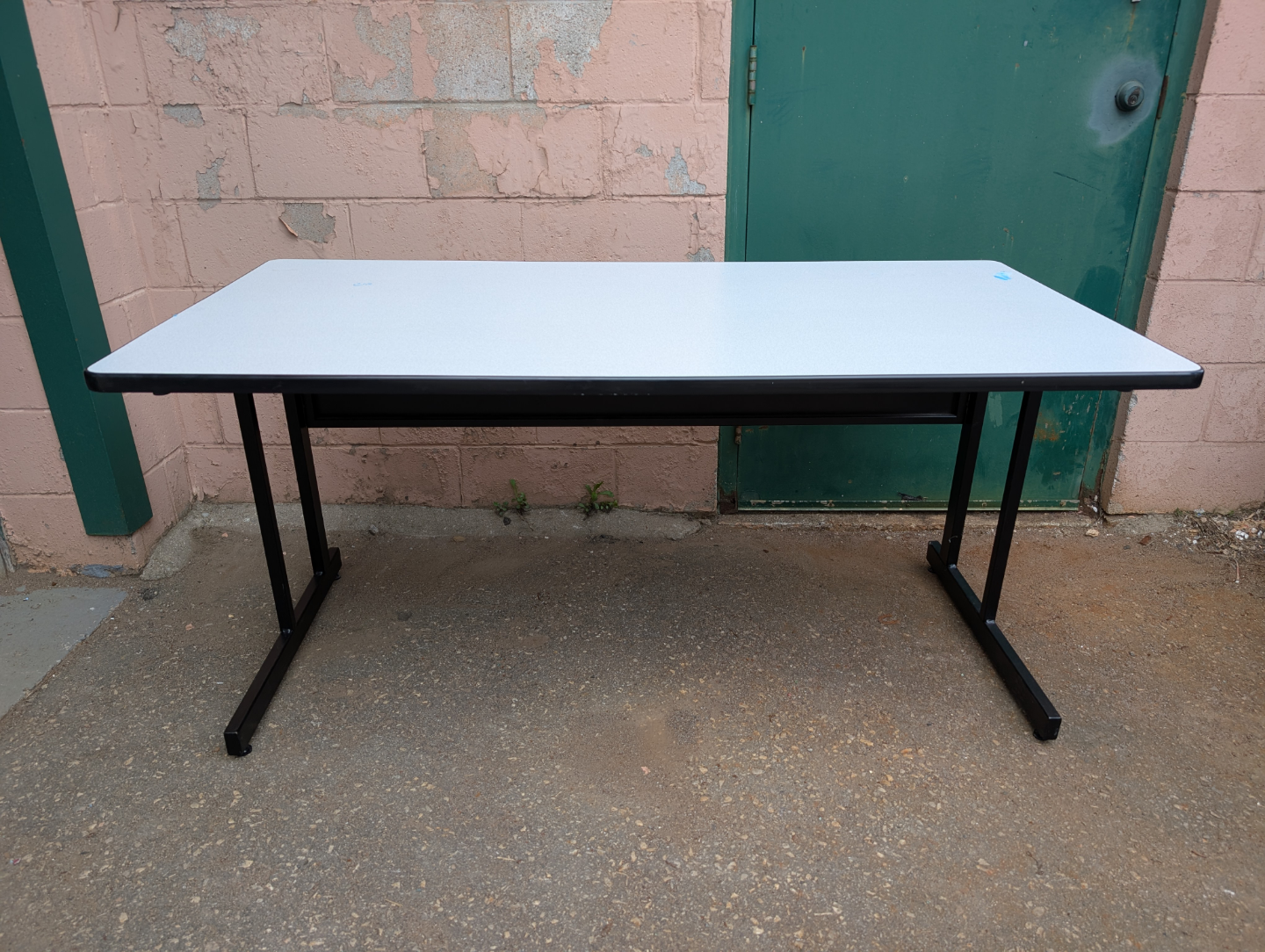 White rectangular table, 60" by 30", Free delivery