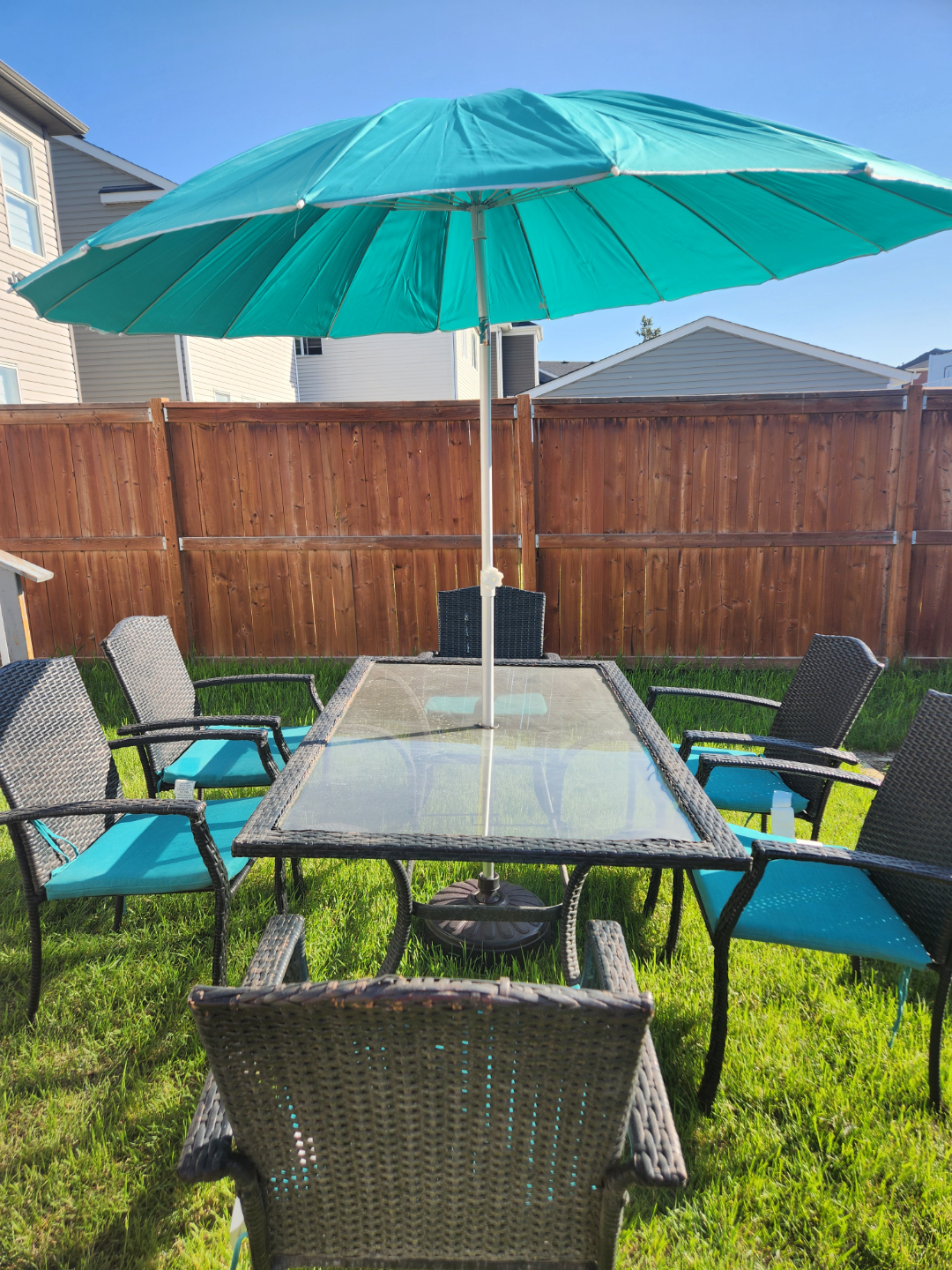 7-Piece Patio Set with Umbrella