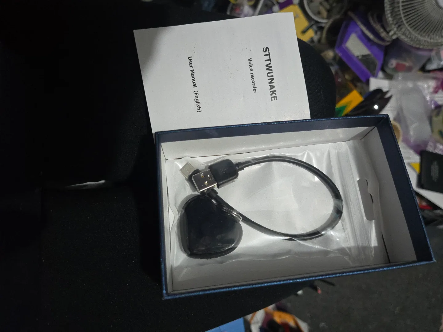 STTWUNAKE Heart-Shaped Voice Recorder image indicator(2)