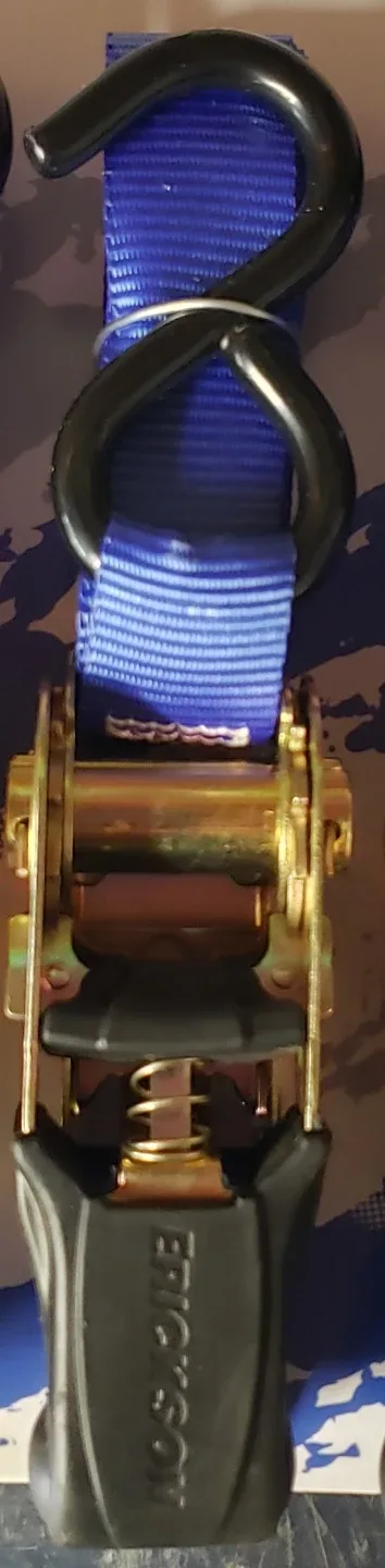 1" x 10' 1200 lb Ratchet Tie-Down Strap image indicator(2)