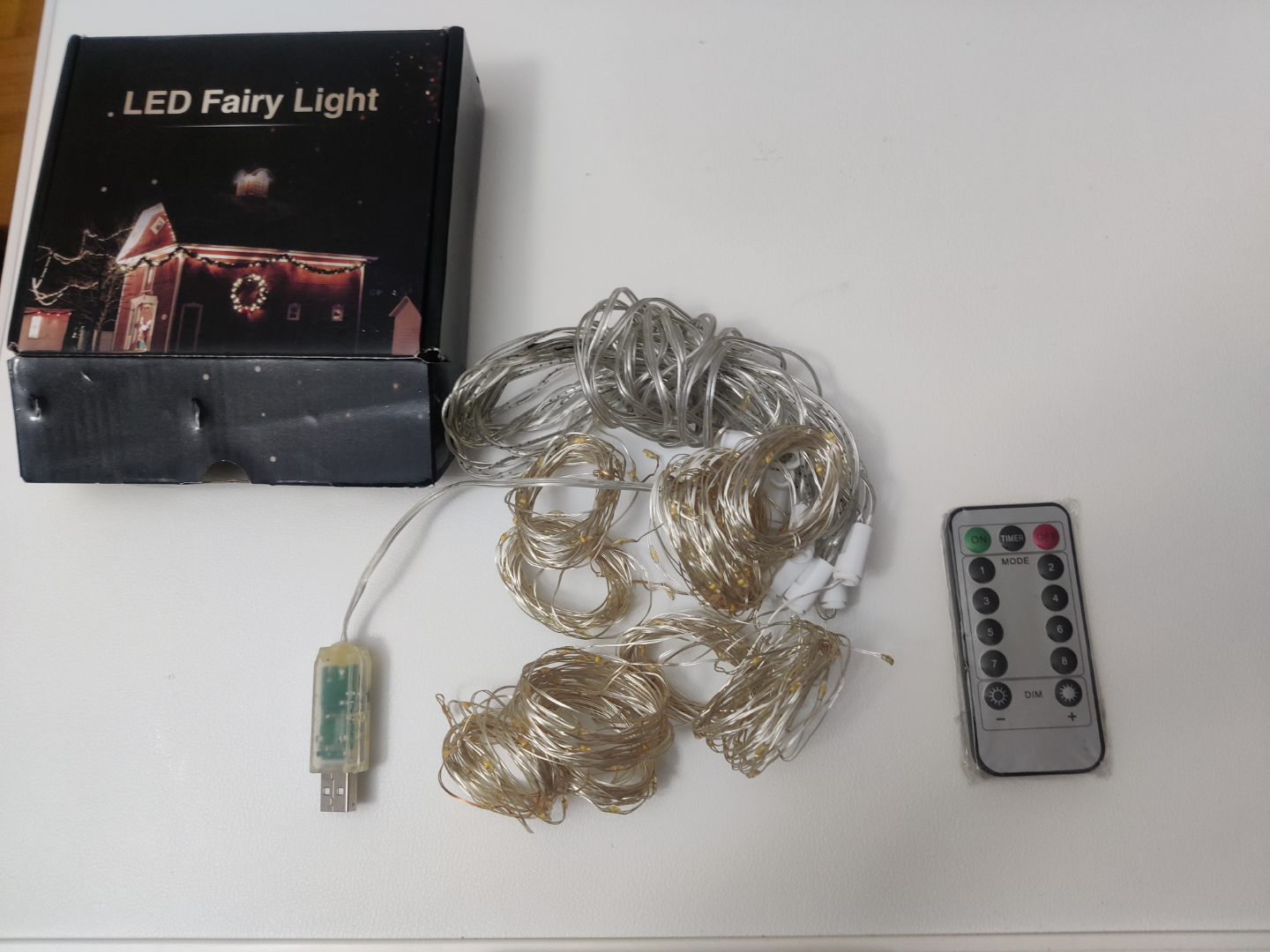 8 modes LED Fairy Lights with Remote - USB #ThriftyPicks 🏒 - photo 2