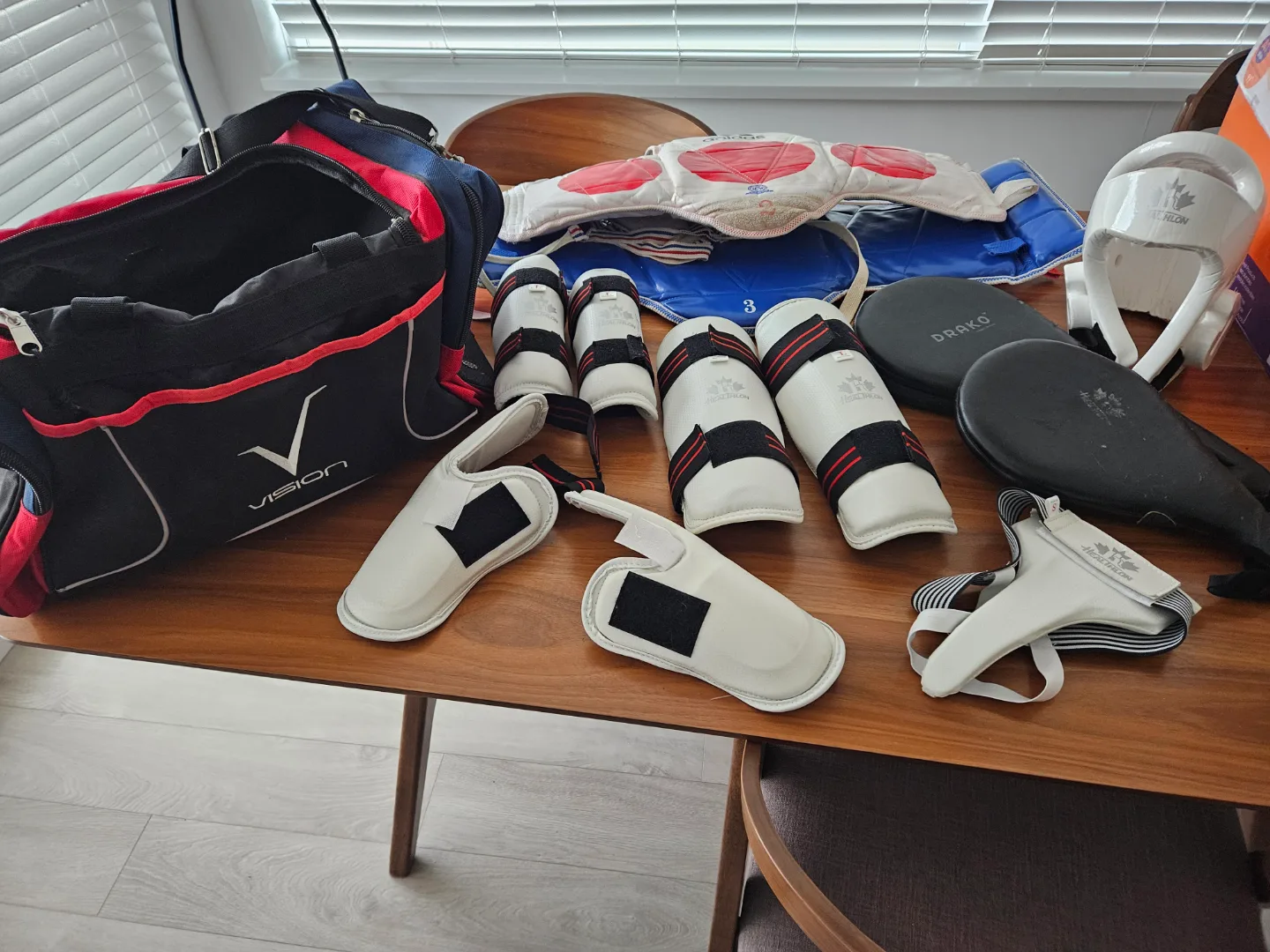 Martial Arts Gear Bag and Equipment Bundle