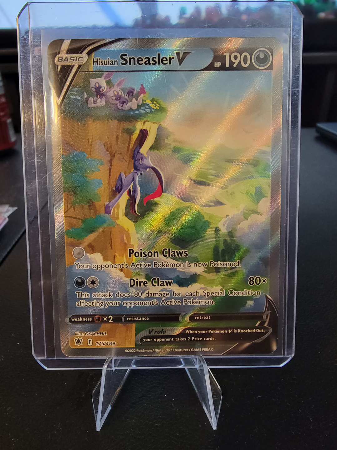 Pokemon Card - Hisuian Sneasler V 175/189
