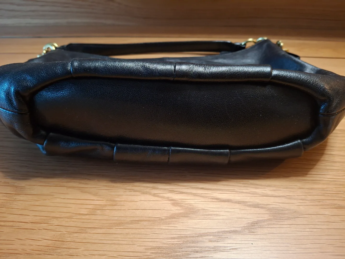 Coach Black Leather Handbag image indicator(4)