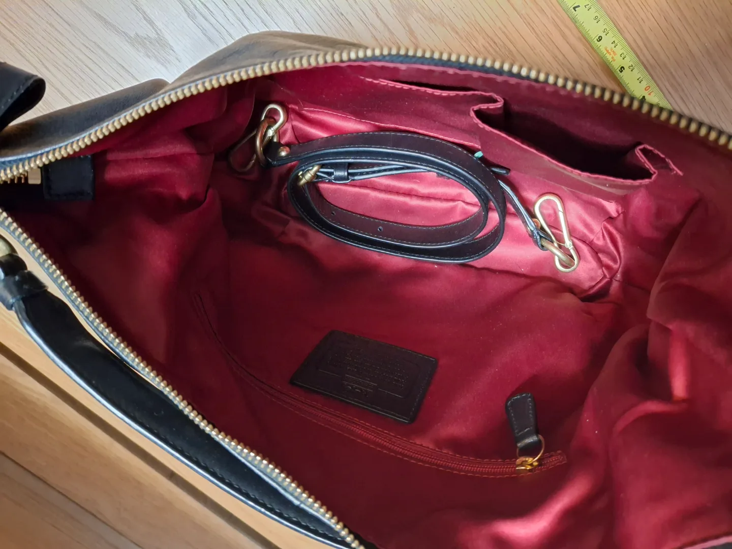 Coach Black Leather Handbag image indicator(5)