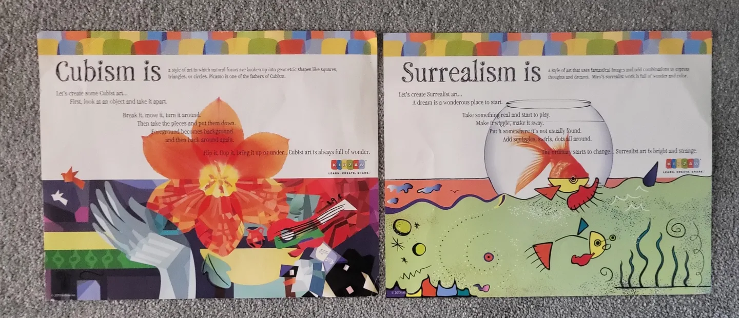 free art posters- Cubism, Surrealism & Sculpture thumbnail