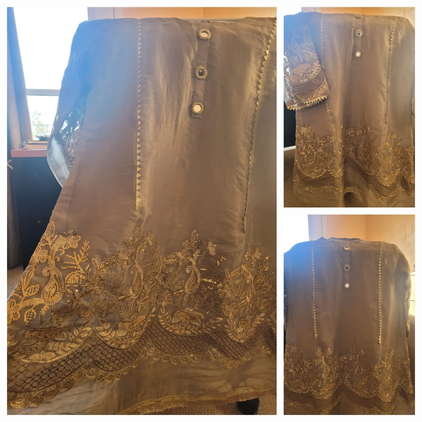 Elegant embroidered top