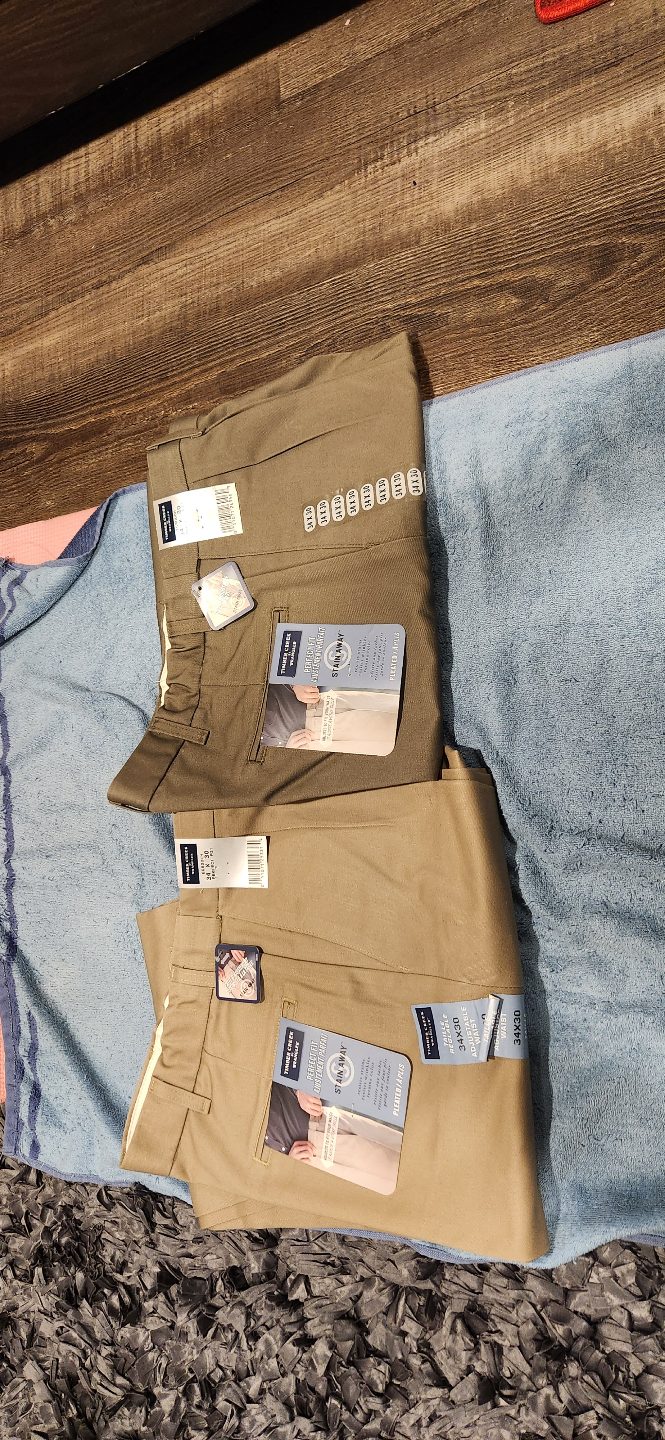 Men's Wrangler Timber Creek Pleated Dress Pants - Size 34x30 - photo 5