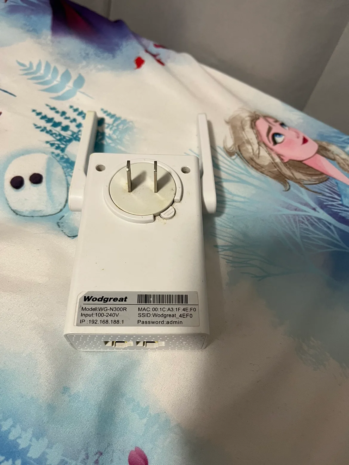 Wodgreat Wi-Fi Extender/Repeater WG-N300R image indicator(2)