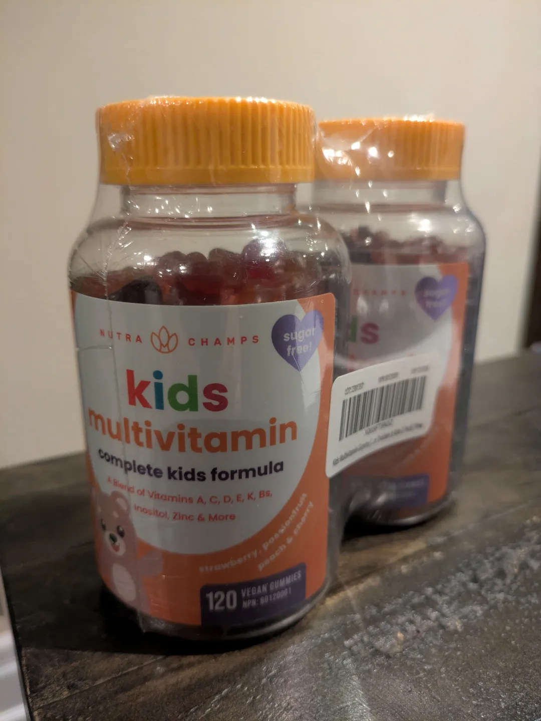 New sealed - 2-pack kids multivitamins - vegan, sugar free thumbnail