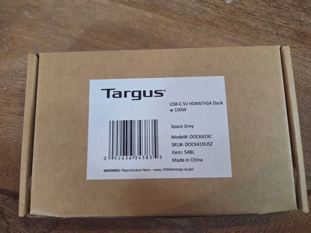 Targus USB-C 4K HDMI/VGA Docking Station thumbnail