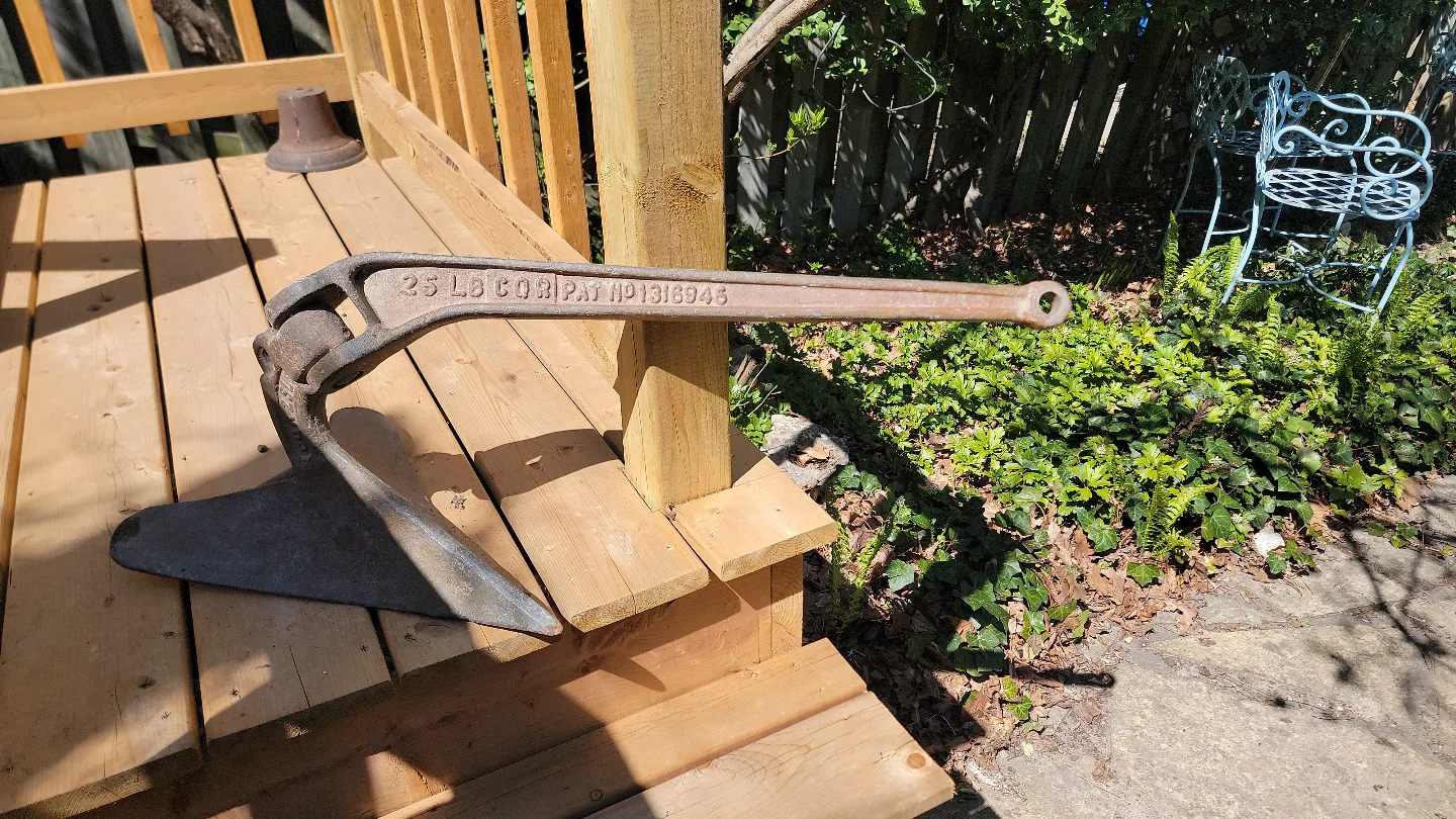 Original CQR 25 lb Boat Anchor image indicator(4)