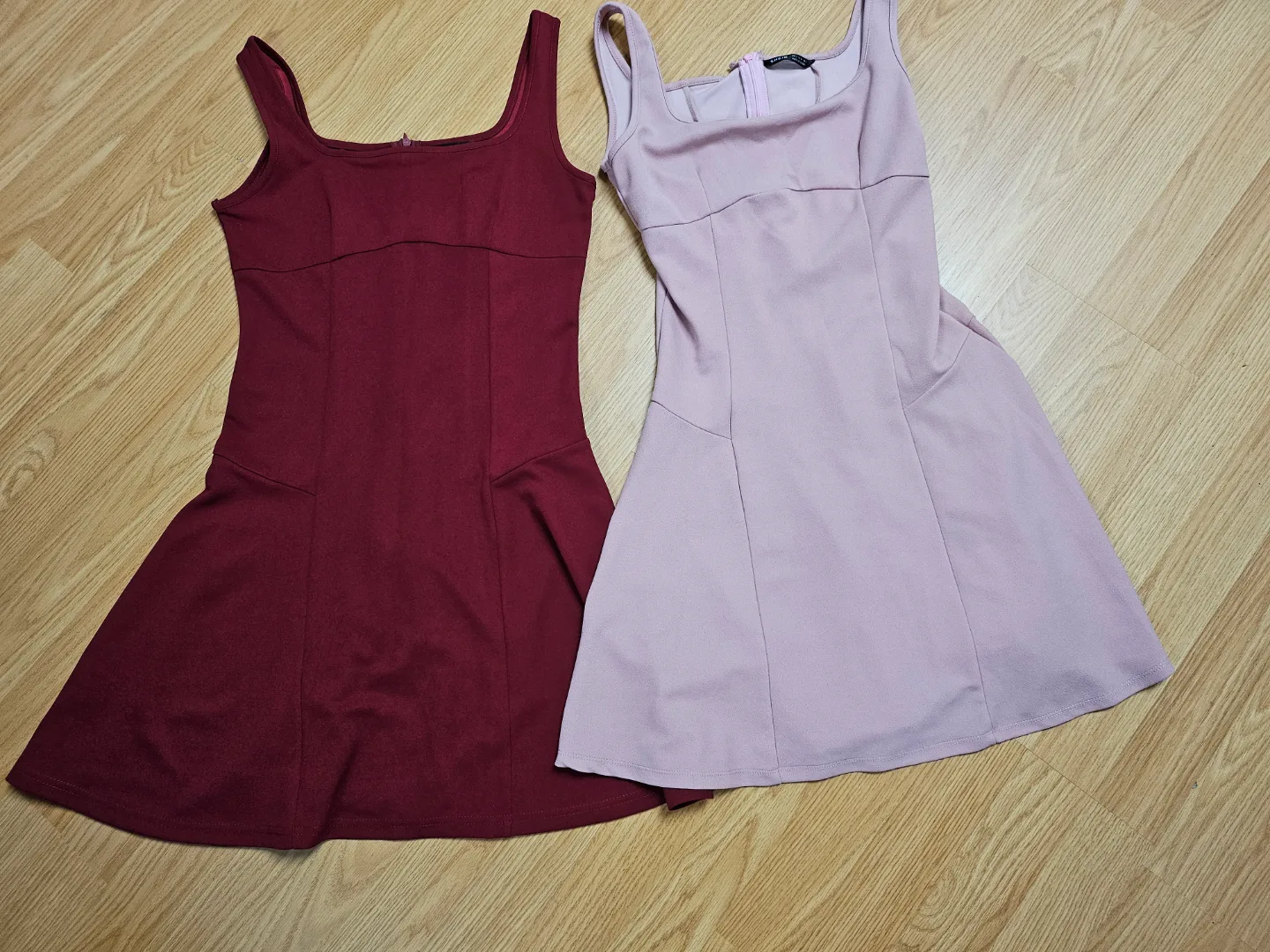 SHEIN Size Small Dresses - Burgundy and Pink thumbnail