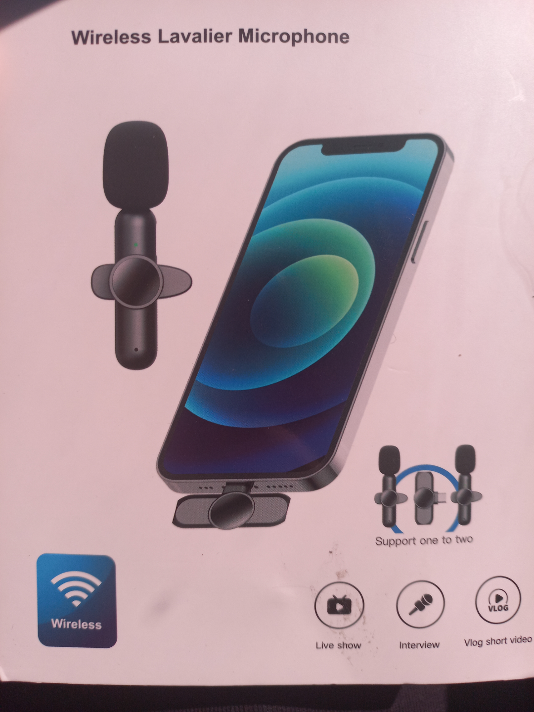 Wireless Lavalier Microphone for Smartphone