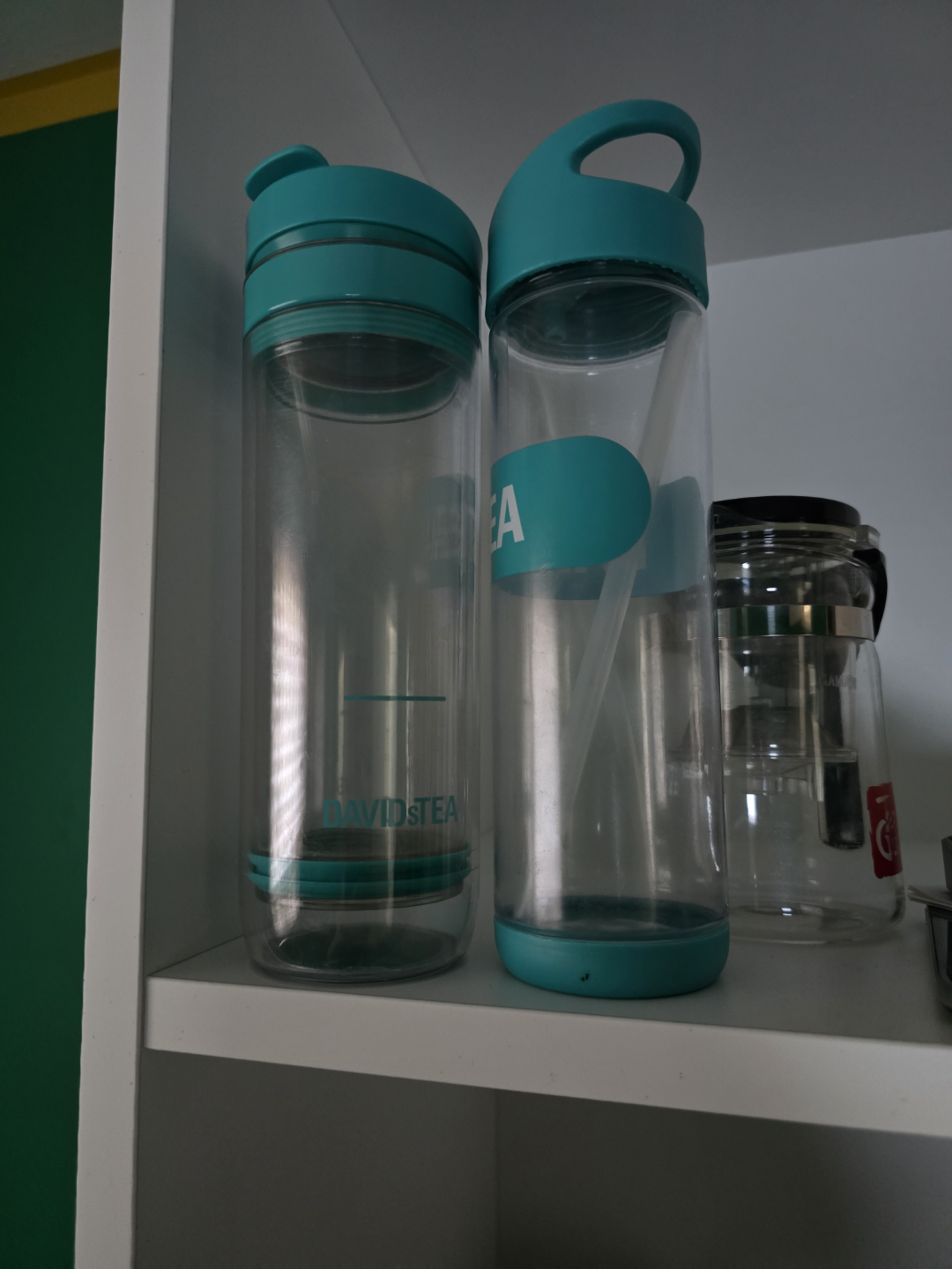 Two David's Tea Water Bottles