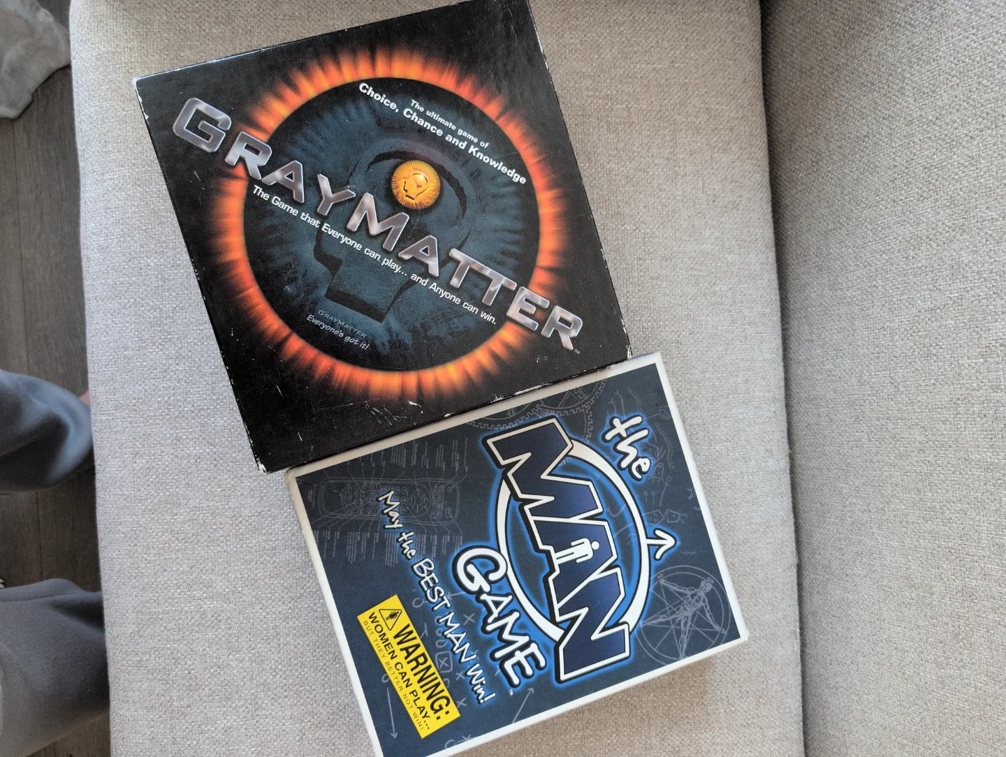 Board Game Bundle: Graymatter & The Man Game #freecycle thumbnail