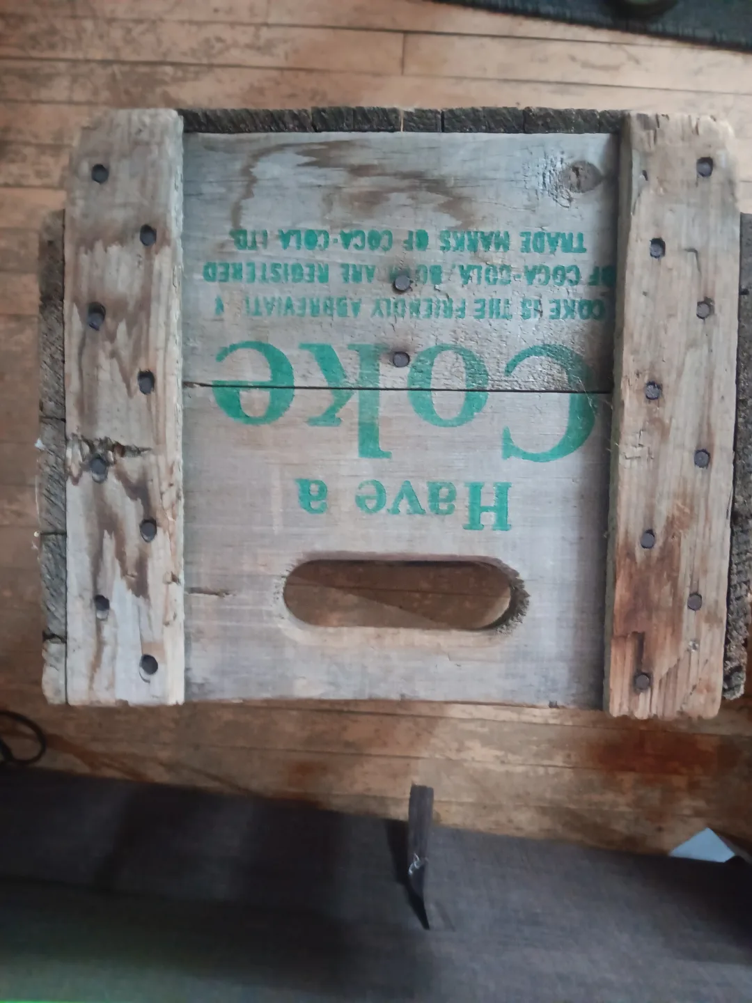 Vintage Coca-Cola Wooden Crate thumbnail