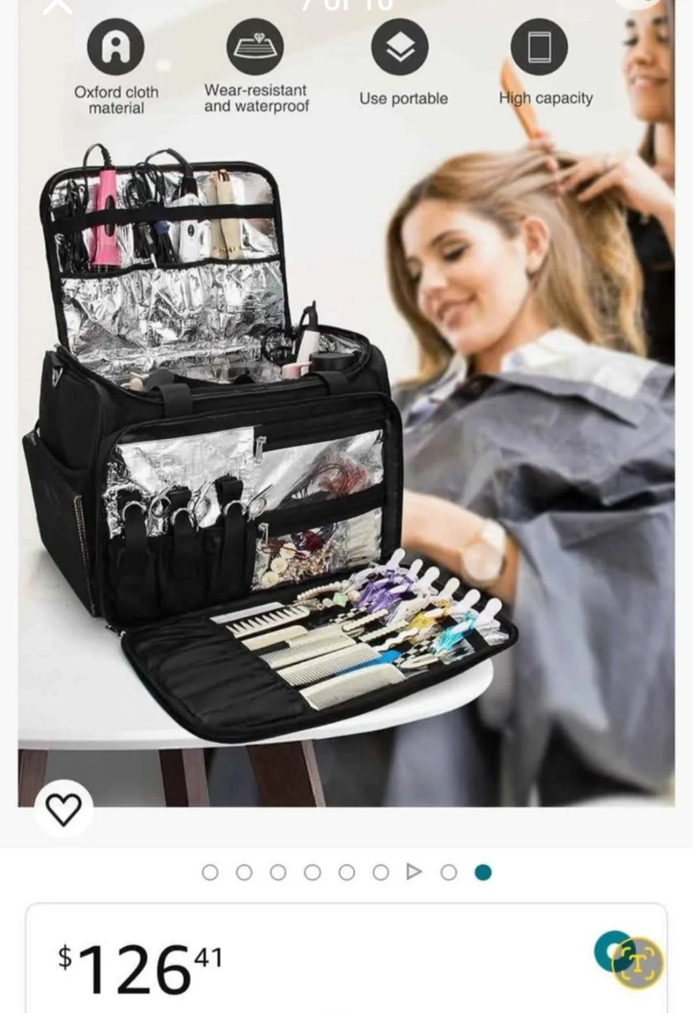 (New)Relavel Professional Hairdressing Shoulder Bag image indicator(7)