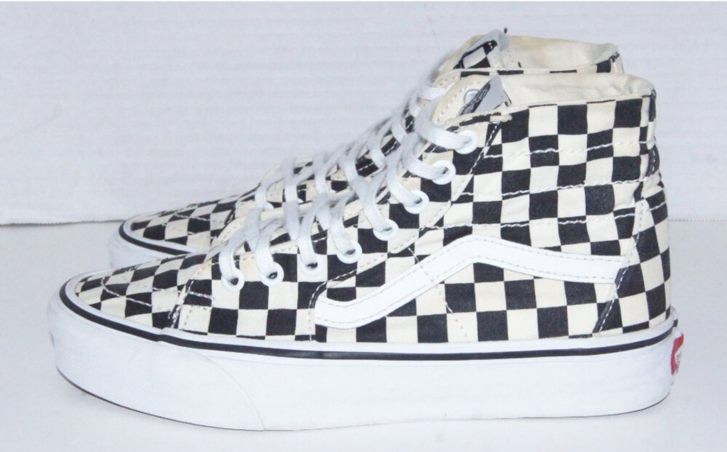 VANS SK8-HI TAPERED CHECKERBOARD - photo 2