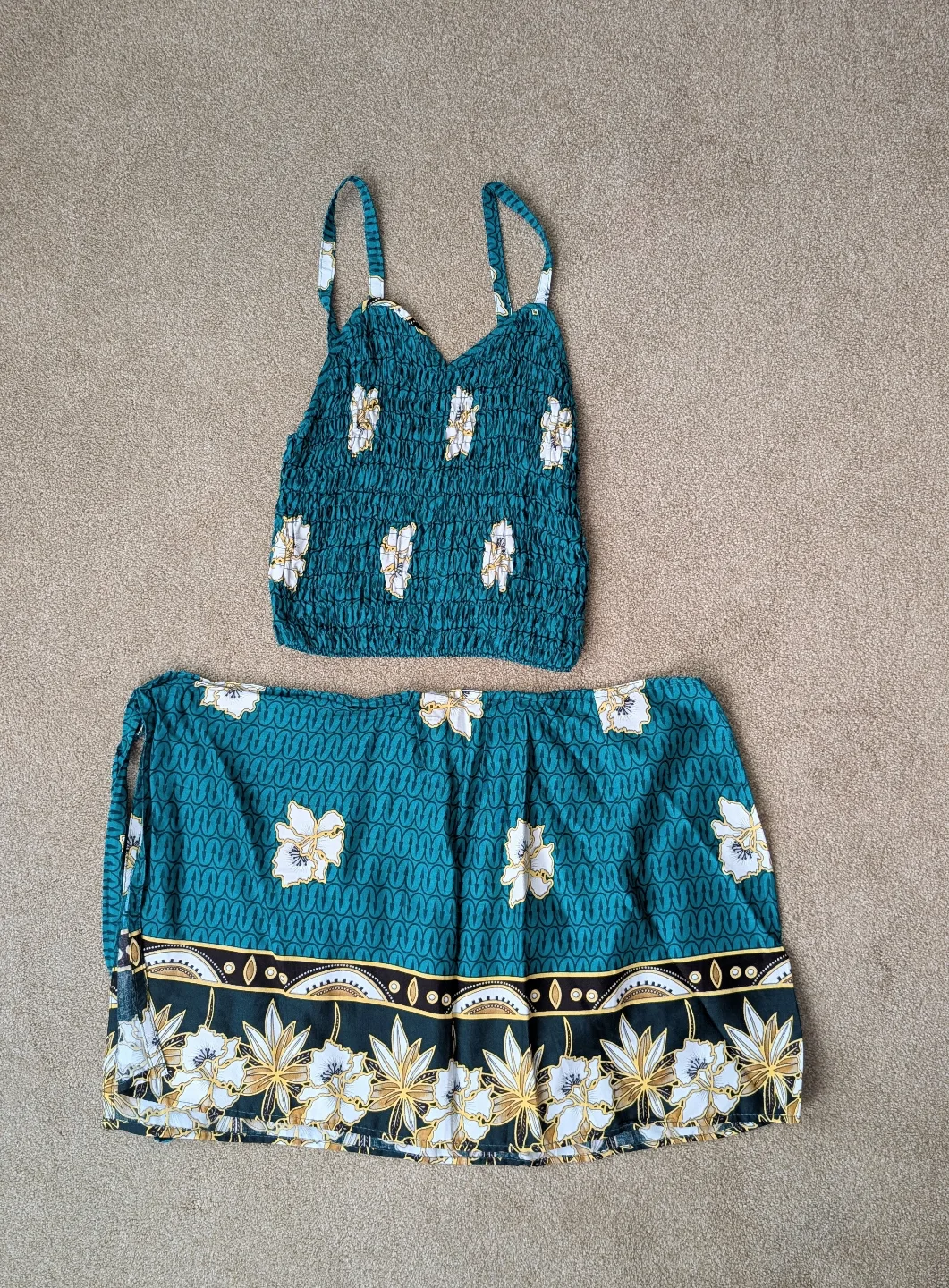 Floral Wraps & Crop Top Sets image indicator(3)