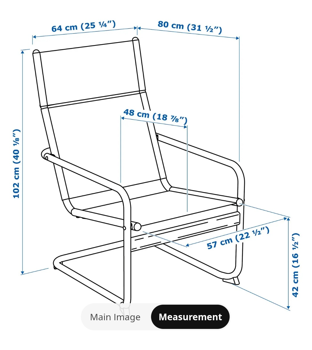 IKEA HUSARO OutdoorChair and Side Table Set - photo 4